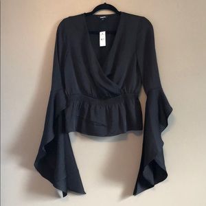 Cascading Sleeve Blouse